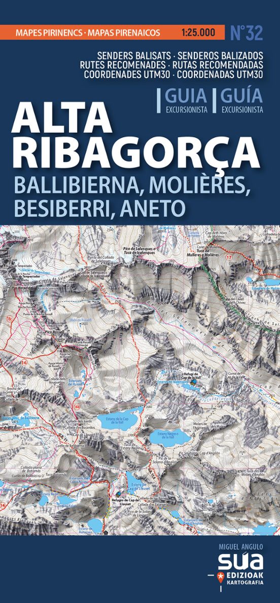 Alta Ribagorça. Mapas Pirenaicos