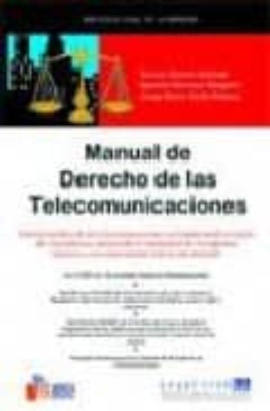 Manual De Derecho De Las Telecomunicaciones