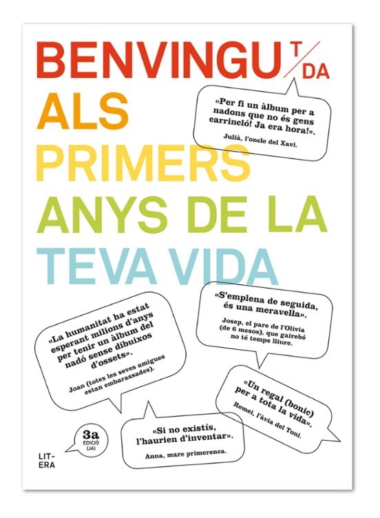Benvingut/da Als Primers Anys De La Teva Vida