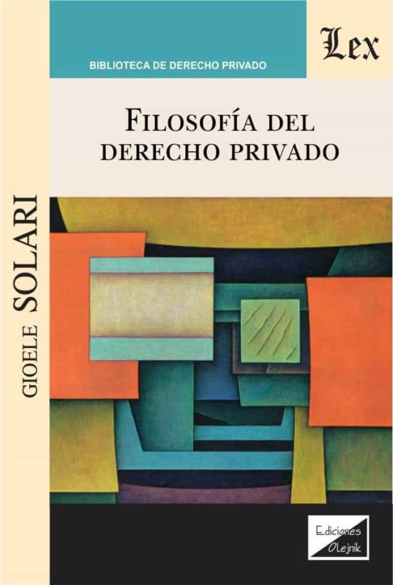 Filosofia Del Derecho Privado