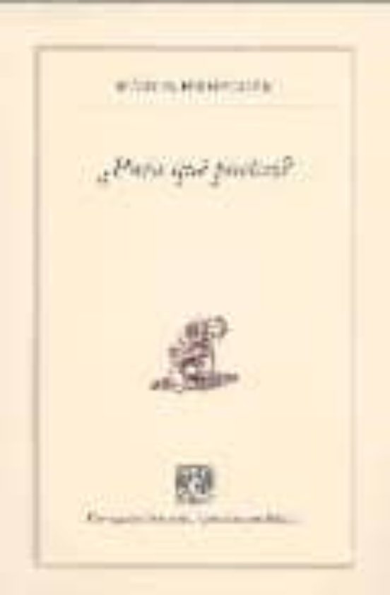 ¿para Que Poetas?