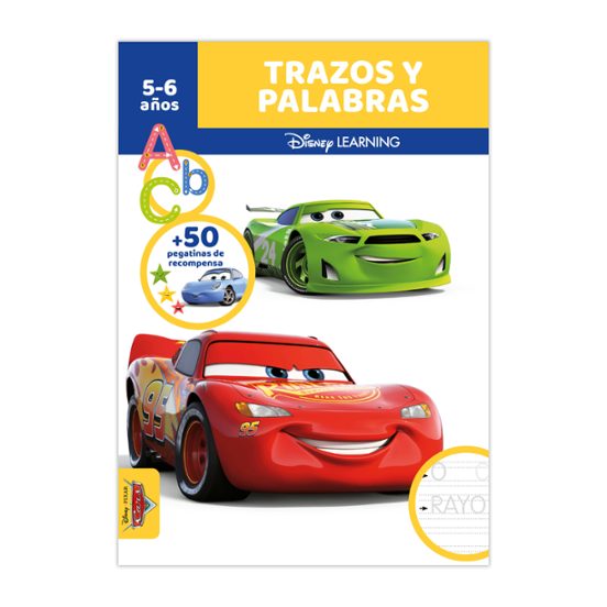 Cuadernos Disney Learning - Letras Y Palabras - Cars