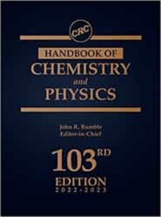Crc Handbook Of Chemistry And Physics