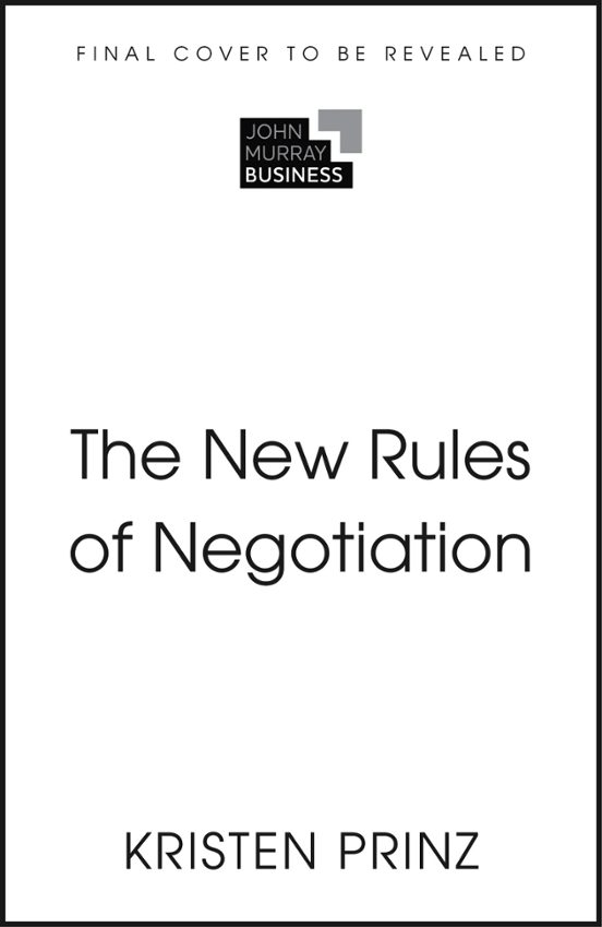 The New Rules of Negotiation