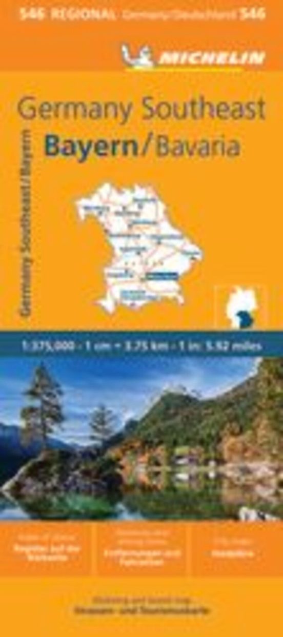 Mapa Regional Bayern 11546