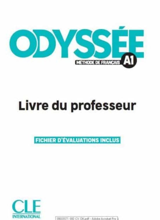 Odyssee. Methode De Français A1. Livre Du Professeur