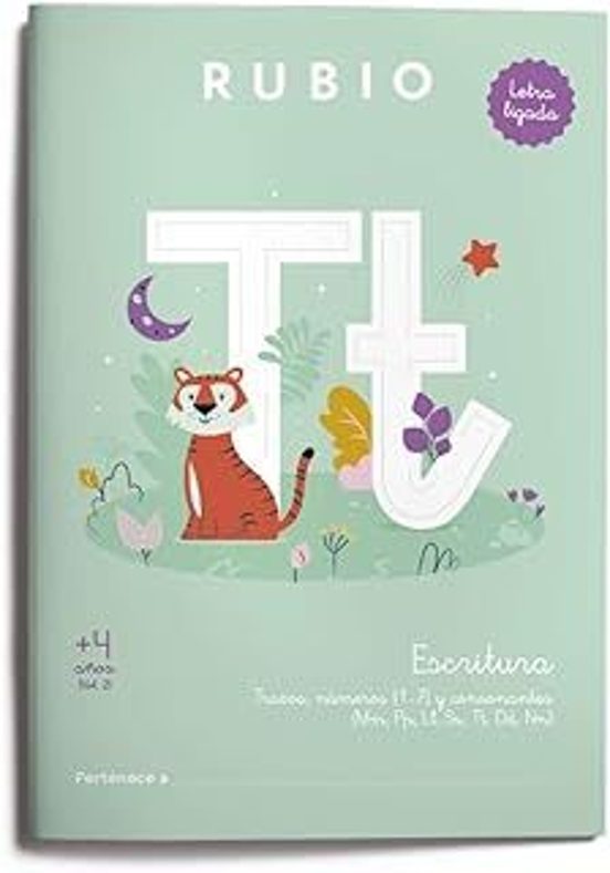 Escritura Con Letra Ligada +4 Años Vol 2