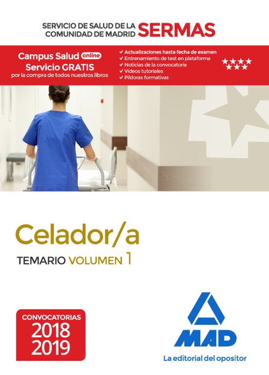 Celador/a Del Servicio De Salud De La Comunidad De Madrid. Temario Volumen 1