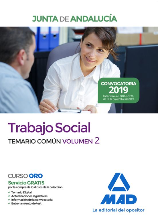 Trabajo Social De La Junta De Andalucía. Temario Común Volumen 2