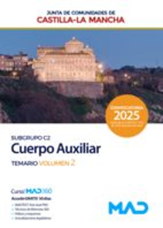 Cuerpo Auxiliar . Temario Volumen 2: Junta De Comunidades