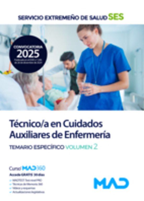 Técnico Medio Sanitario De Cuidados Auxiliares De Enfermería. Del Serv