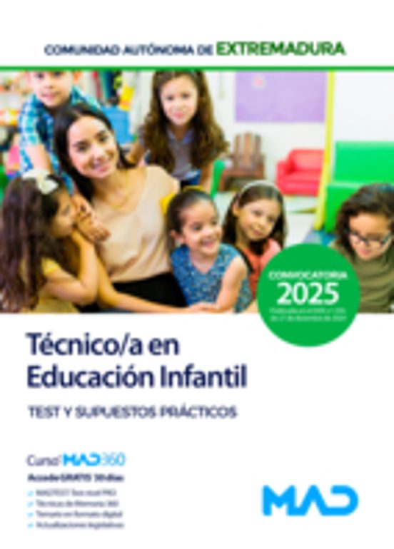 Test Y Supuestos Prácticos Técnico/a En Educación Infantil