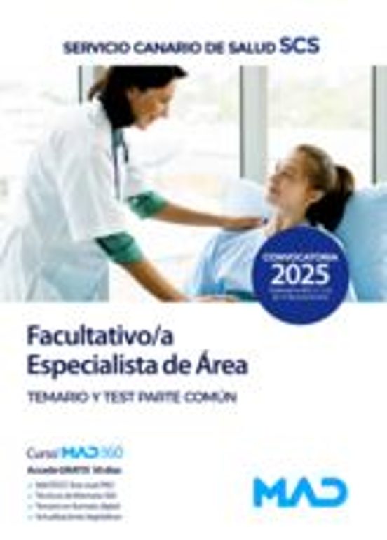 Facultativo/a Especialista De Área Del Servicio Canario De Salud Temar