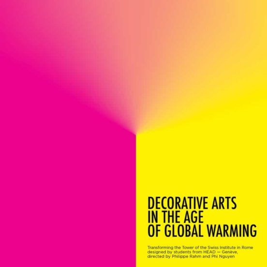 Decorative Arts In The Age Of Global Warming