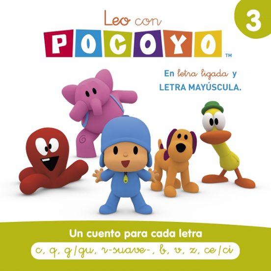 Pocoyo: Lectoescritura 3 - Un Cuento Para Cada Letra C Q G/gu R-suave