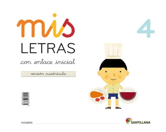 Mis Letras 4 Cuadricula Infantil 4 Años Ed 2016