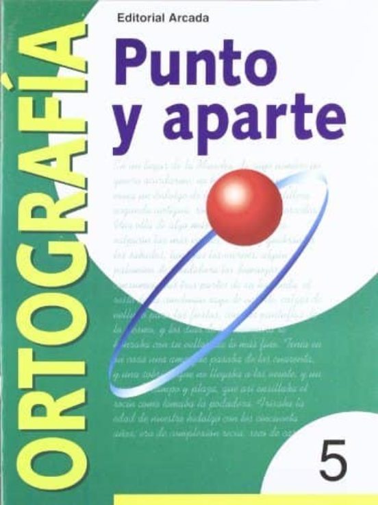 Nº 5 Serie Amarilla Punto Y Aparte Ortografia 1º - 2º Educacion Primar