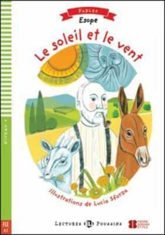 Le Vent Et Le Soleil + Cdrom Lectures Eli Poussin Fables - Niveau 4