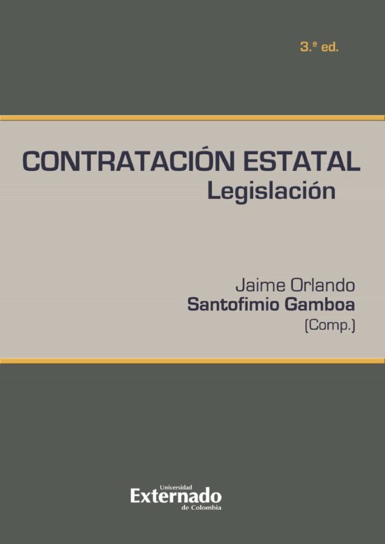 Contratacion Estatal: Legislacion