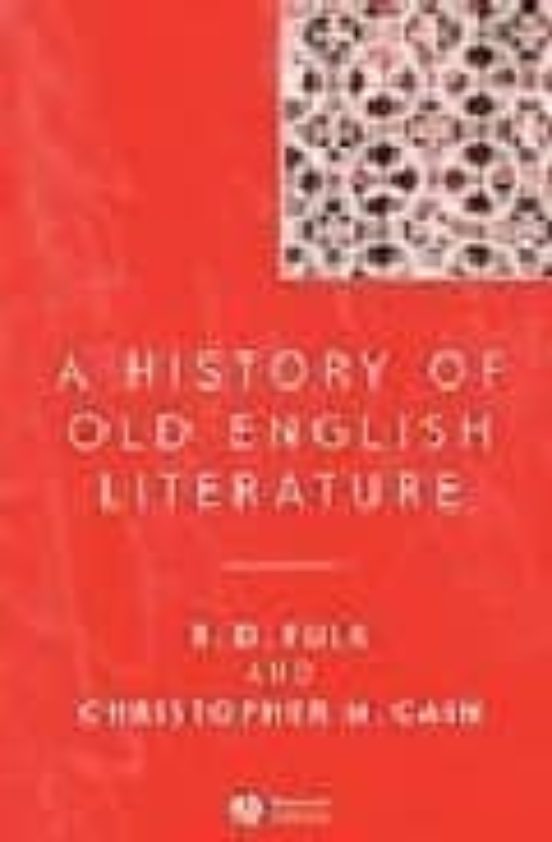 A History Of Old English Literature