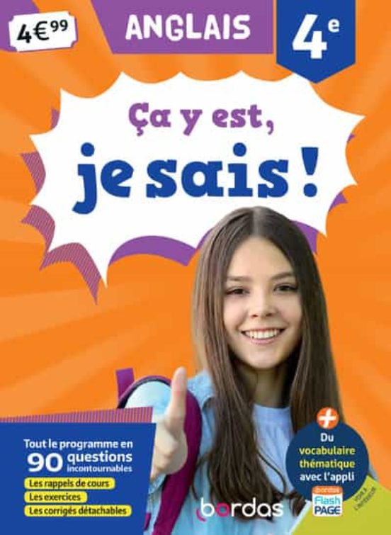 Ça Y Est Je Sais ! Anglais 4e