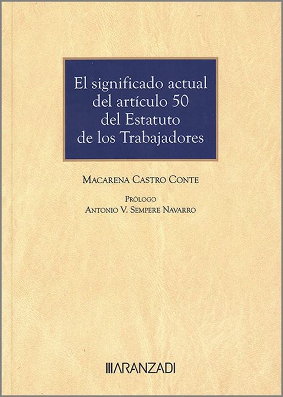 Significado Actual Del Art.50 Del Estatuto De Los Trabajador