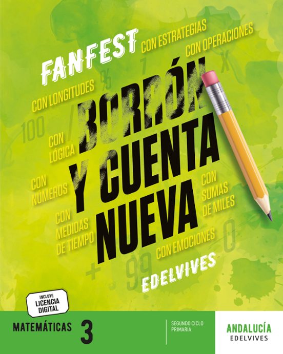 Matemáticas 3º Educacion Primaria Proyecto Fanfest Andalucía Ed 2023