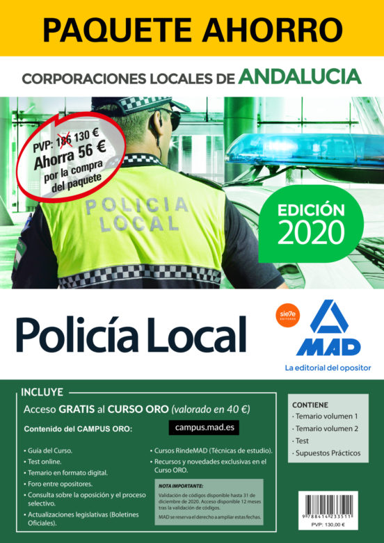 Paquete Ahorro Policia Local De Andalucia