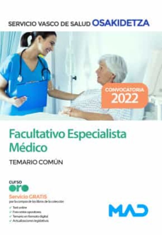 Facultativo/a Especialista Médico/a. Servicio Vasco De Salud Osakidetz