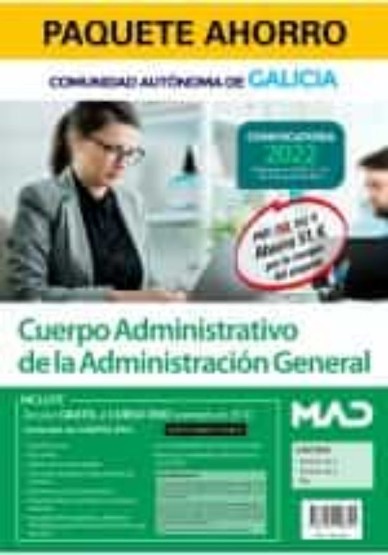 Paquete Ahorro Cuerpo Administrativo. Comunidad Autónoma De Galicia