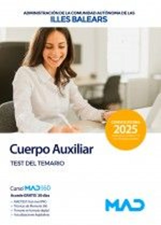 Cuerpo Auxiliar De La Administración General De La Comunidad Autónoma De Las Illes Balears. Test
