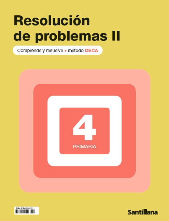 Cuaderno Problemas Deca Ii 4º Primaria