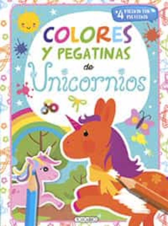 Colores Y Pegatinas Dinosaurios Y Unicornios 3