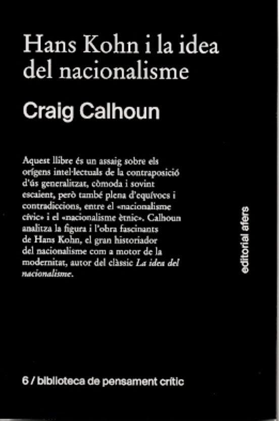 Hans Kohn I La Idea Del Nacionalisme