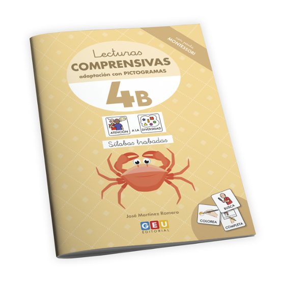 Lecturas Comprensivas 4b 1ºep Con Pictogramas Pauta Montessori Sílabas