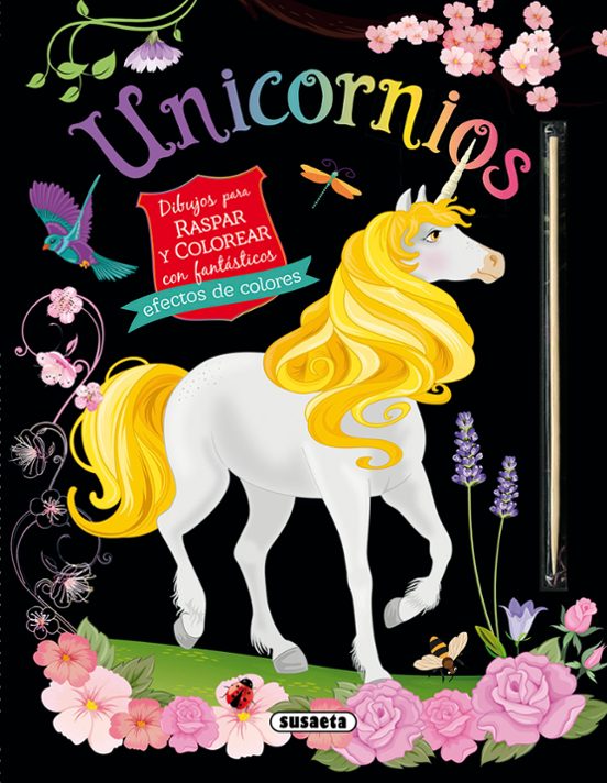 Unicornios. Dibujos Para Raspar Y Colorear