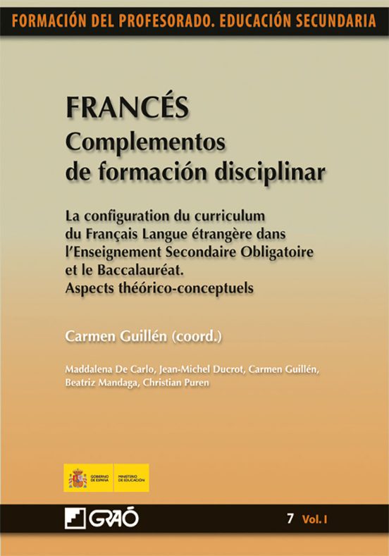Frances: Complementos De Formacion Disciplinar. Formacion Del Pro Feso