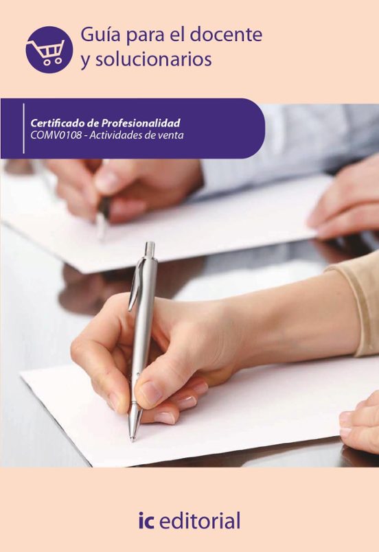 Comv0108 Actividades De Venta. - Guía Para El Docente Y Solu