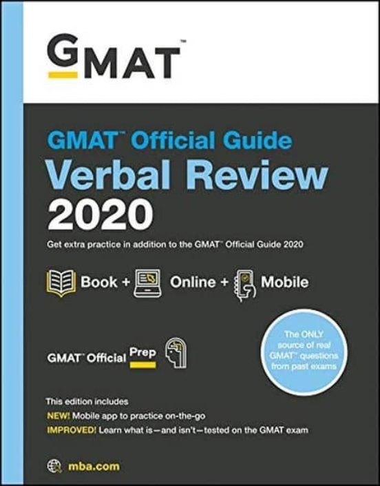 Gmat Official Guide 2020 Verbal Review: Book + Online