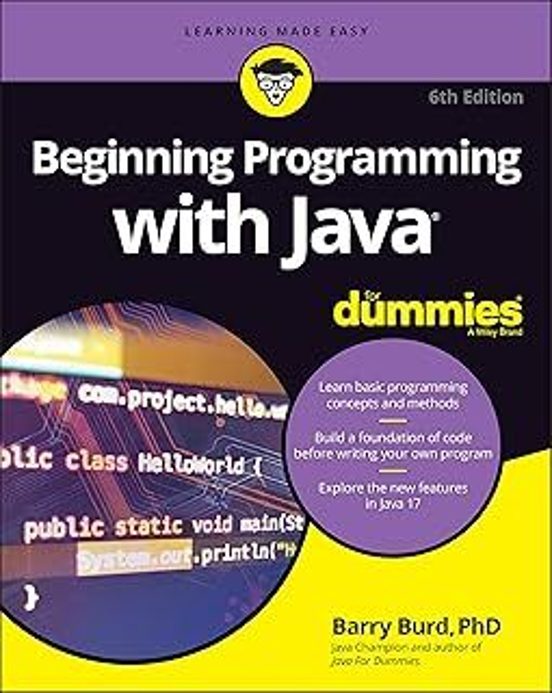 Beginning Programming With Java For Dummies