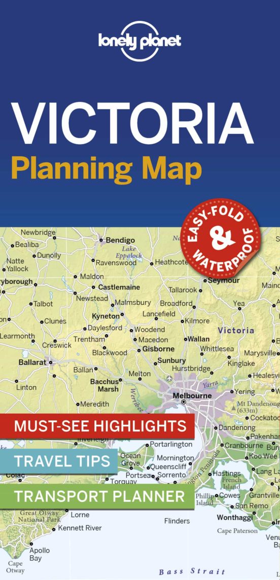 Lonely Planet Victoria Planning Map 1 2019