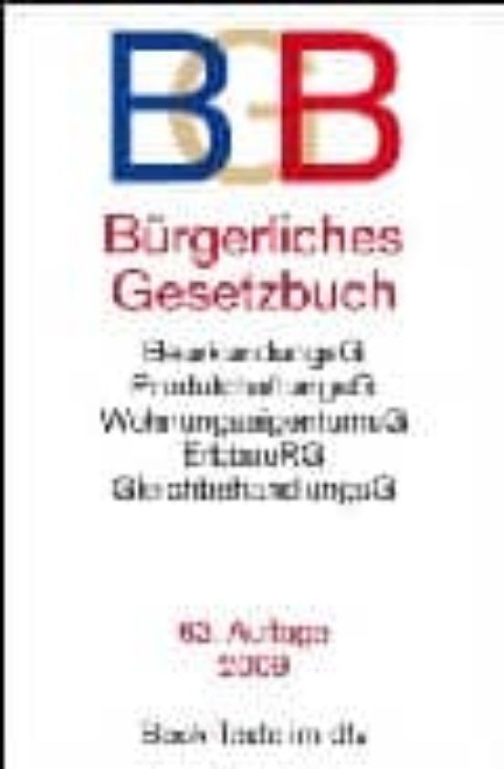 Bürgerliches Gesetzbuch