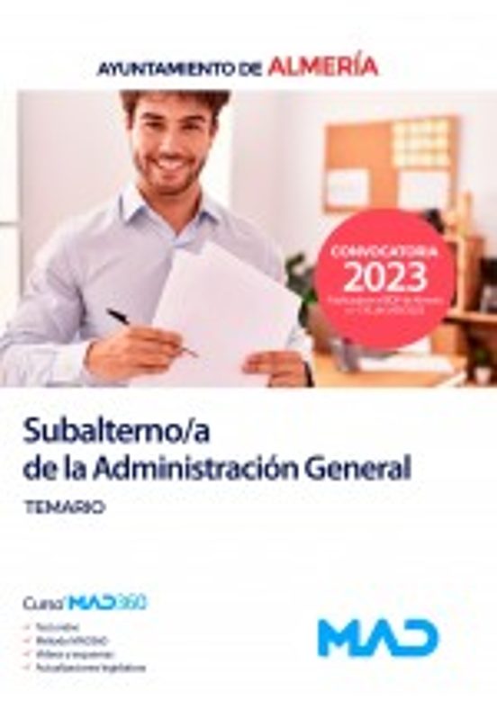 Subalternos De La Administración General Del Ayuntamiento De Almería. Temario