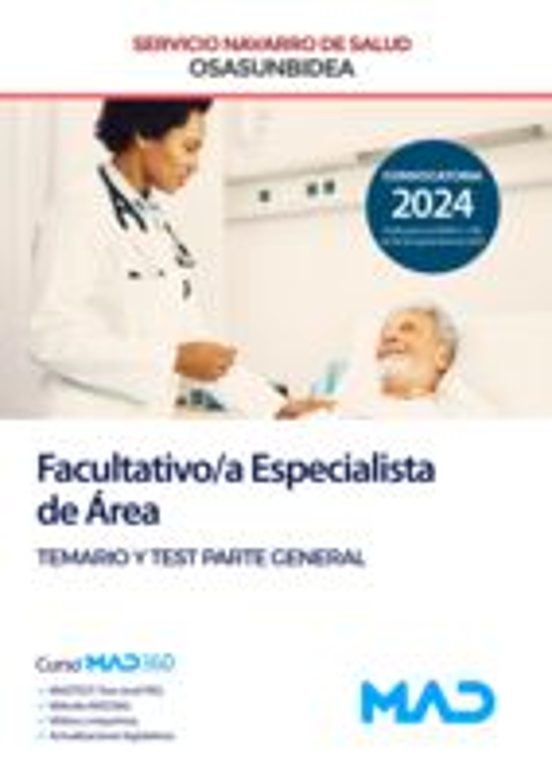 Facultativo/a Especialista De Área. Temario Y Test Parte General