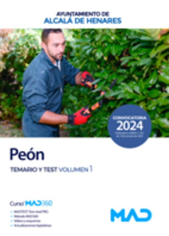 Peón. Temario Volumen 1 Y Test