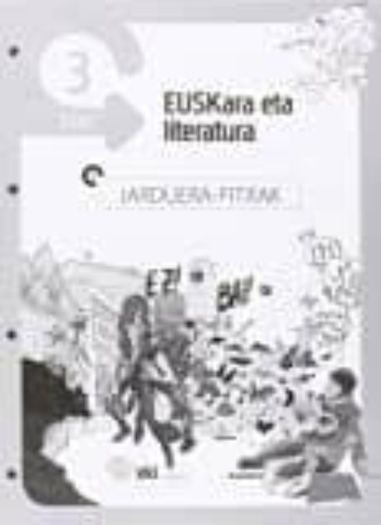 Dbh 3 Eki Euskara Eta Literatura Jarduera Fitxak