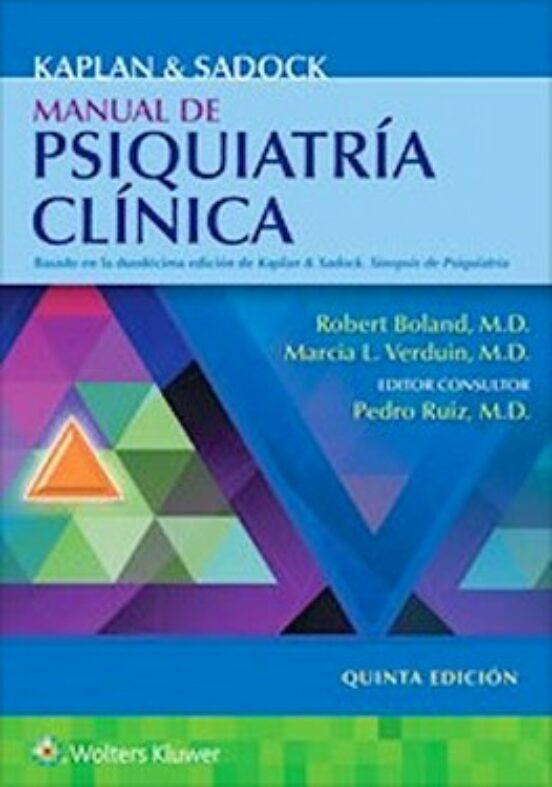 Kaplan & Sadock. Manual De Psiquiatria Clinica