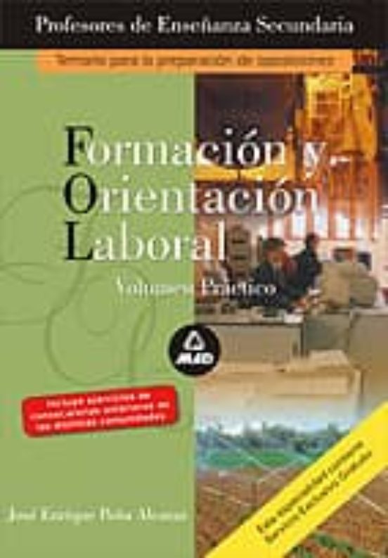 Profesores De Enseñanza Secundaria. Formacion Y Orientacion Labor Al V