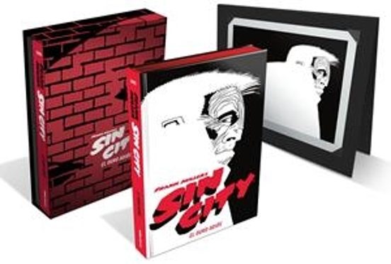 Sin City 1: El Duro Adios + Cofre Forrado en Tela + Portafolio Co N in