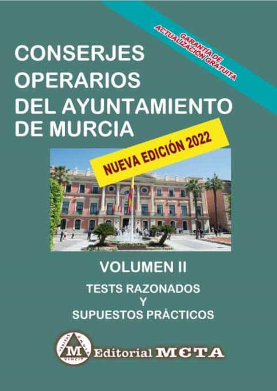Conserjes Operarios Del Ayuntamiento De Murcia Volumen Ii